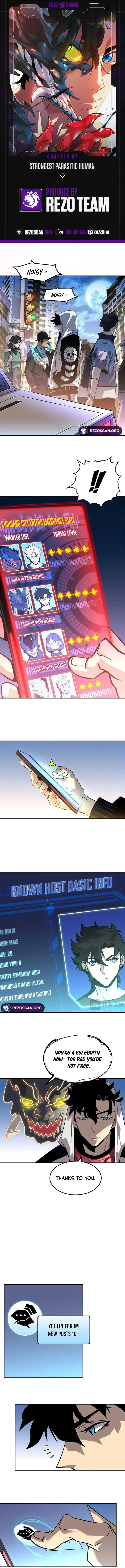 Strongest Parasitic Human chapter 7 page 1