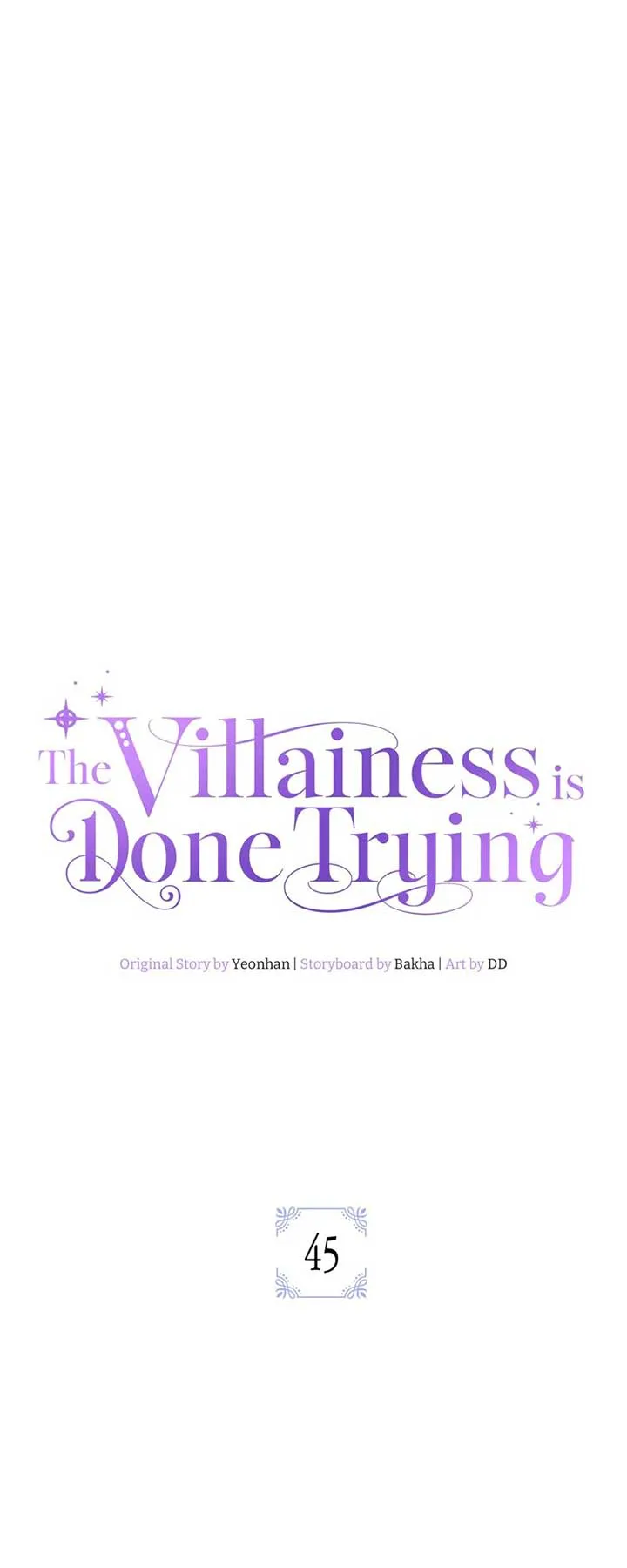 The Villainess is Done Trying chapter 45 page 3