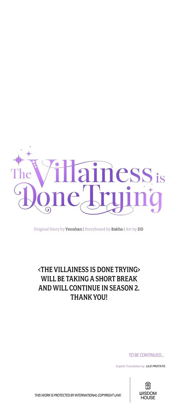The Villainess is Done Trying chapter 45 page 65
