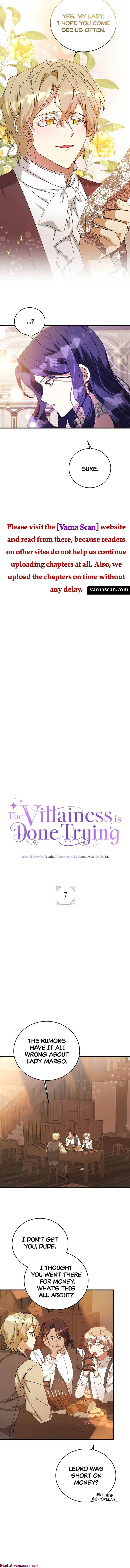 The Villainess is Done Trying chapter 7 page 2
