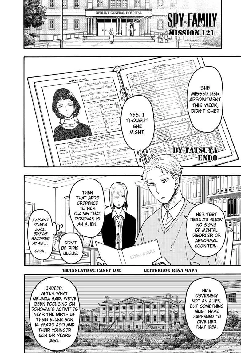 Spy X Family chapter 121 page 1