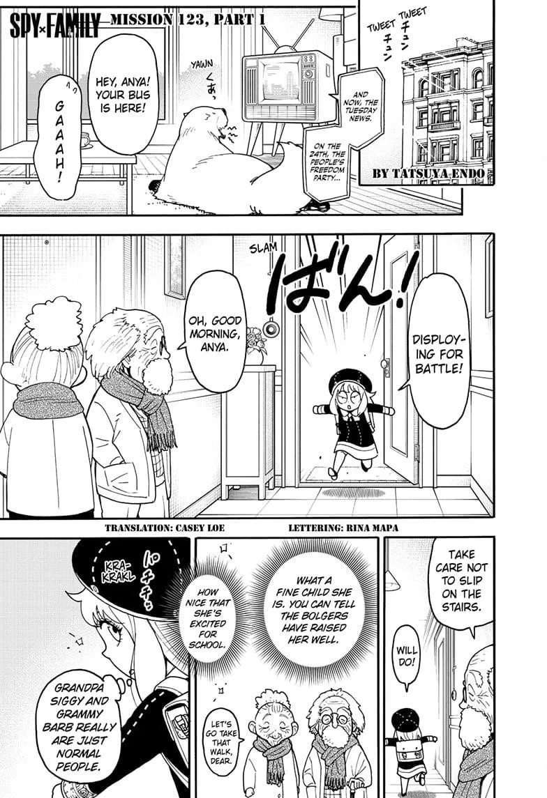 Spy X Family chapter 123 page 1