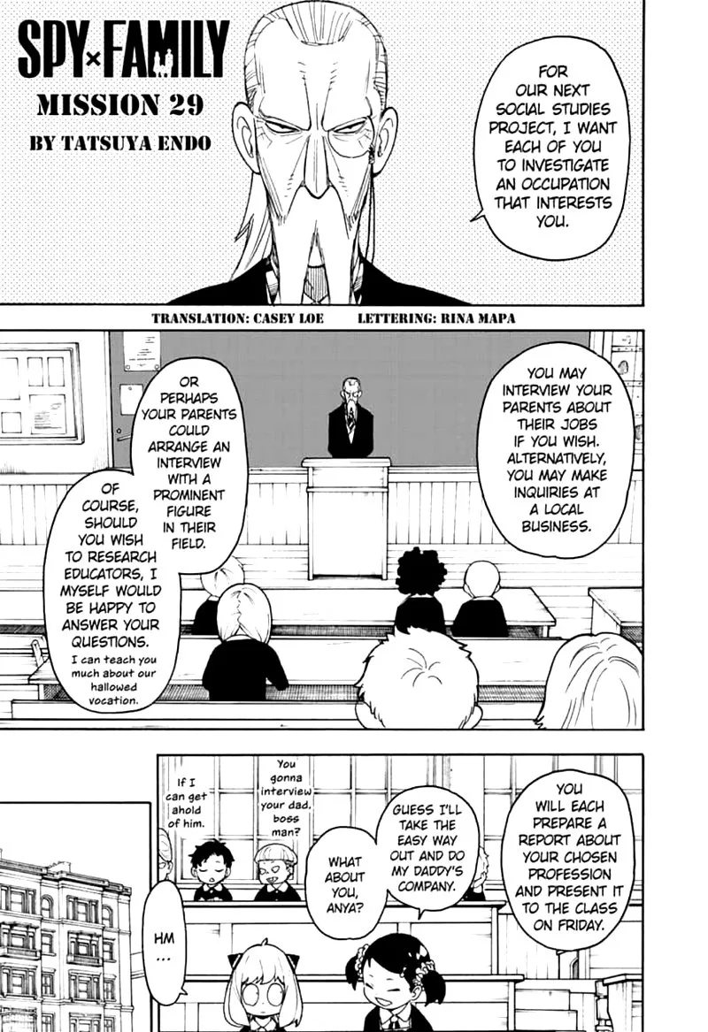 Spy X Family chapter 29 page 1