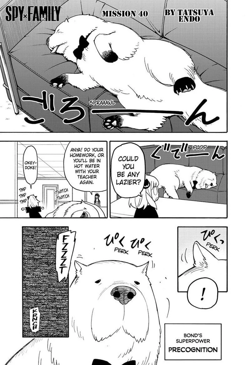 Spy X Family chapter 40 page 1