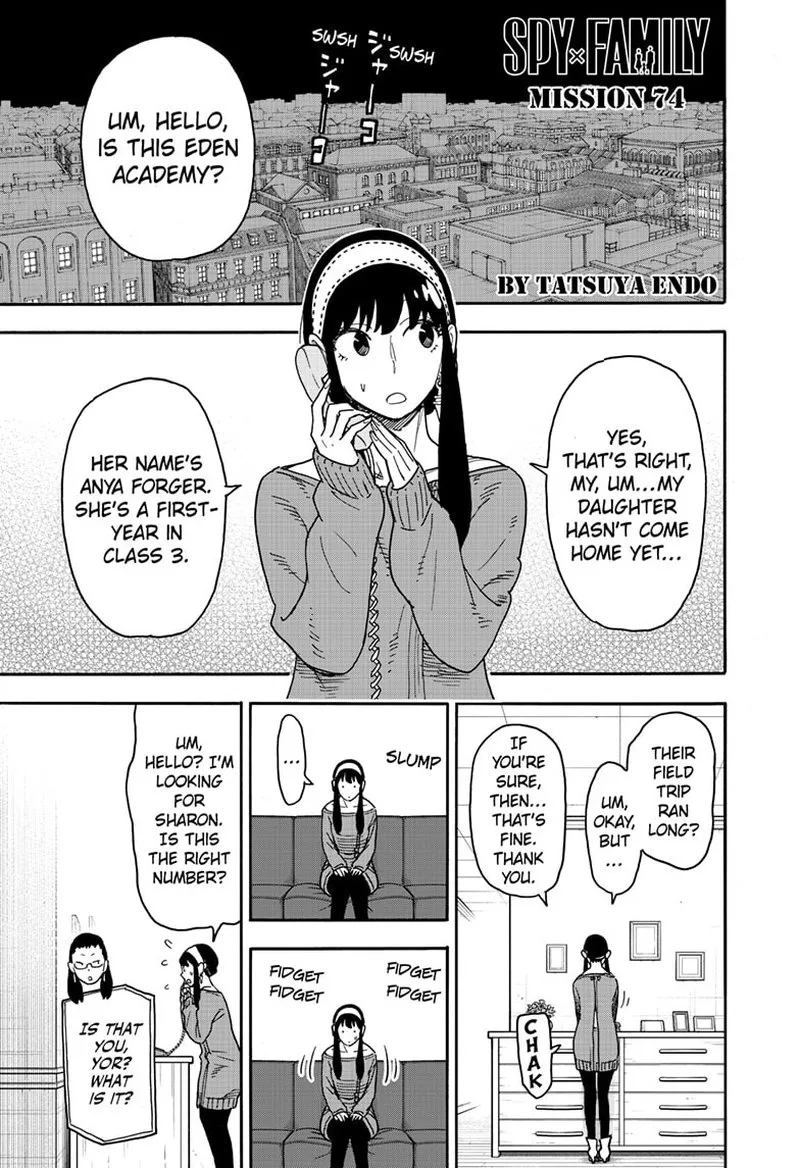 Spy X Family chapter 74 page 1